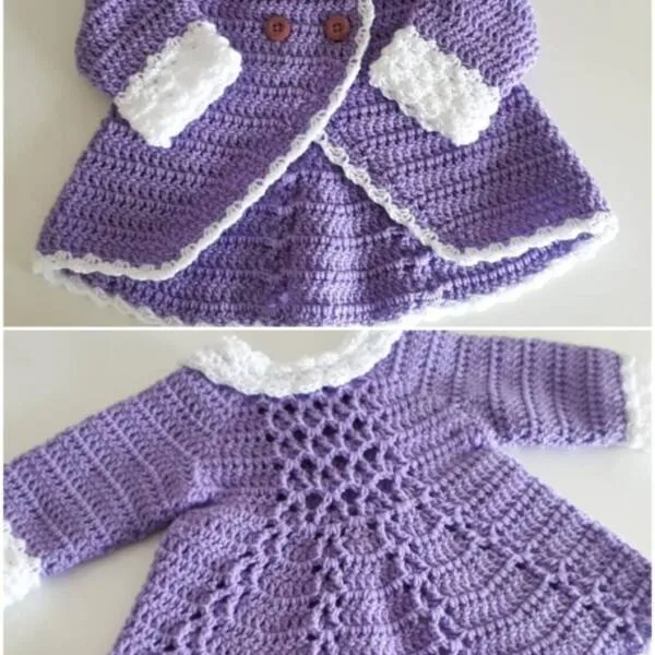 Double Breasted Coat – Free Crochet Pattern