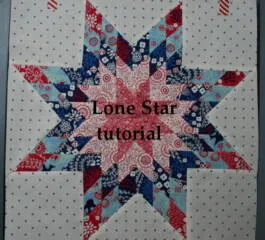 Lone Star Quilt Block – Free Pattern