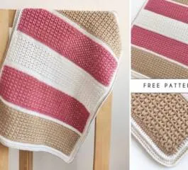 Puff Stitch Baby Blanket – Free Pattern