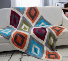 Color Blocks Knit -Free Pattern