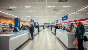 caixa, Auchan, emprego, atendimento, loja