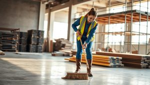 limpeza, obra, auxiliar, sem qualificação, trabalho