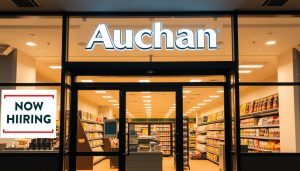 operador, loja, Auchan, reposição, supermercado